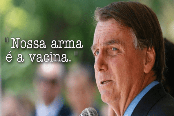 Bolsonaro fala sobre a Chegada de Vacinas