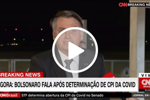 Bolsonaro critica ‘CPI da Covid’ e alfineta o STF