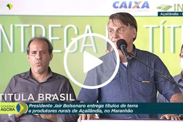 Presidente Bolsonaro critica MST e dispara: "Queriam usar pessoas humildes, trabalhadoras para seu propósito de destruir a nossa nação"
