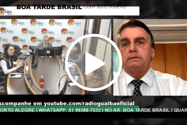 Bolsonaro a Rádio Guaíba: "Não há dúvida que realmente é difícil administrar o Brasil"