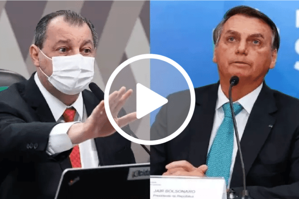 Bolsonaro: ‘Corrupção no governo sai da cabeça de Omar Aziz que desviou R$ 260 milhões e de Renan Calheiros com 17 inquéritos no STF’