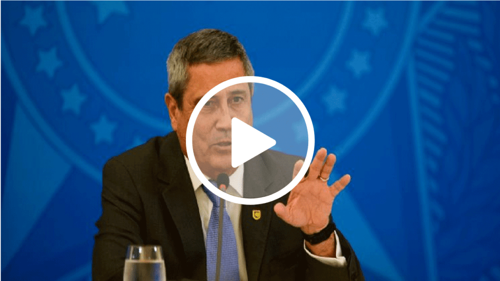 Braga Netto é exonerado do Ministério da Defesa e deve ser vice de Bolsonaro