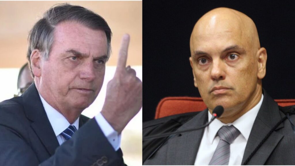 Presidente Bolsonaro entra com ação no STF contra Alexandre de Moraes