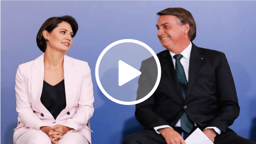 Bolsonaro agradece a Michelle: “Me ajuda a vencer desafios”