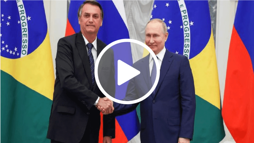 Putin manda mensagem para o Presidente Jair Bolsonaro