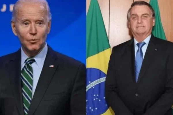 Presidente cumprimenta Biden e diz ver 'excelente futuro' para a parceria Brasil-EUA