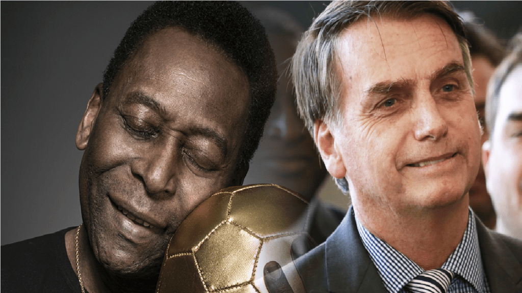 Presidente Bolsonaro deseja força e fé a familiares e amigos de Pelé