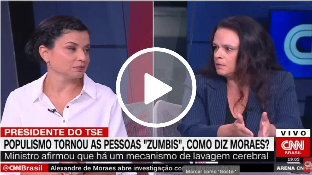 Janaina Paschoal perde a paciência com apresentadora da CNN: “Sou irresponsável?”