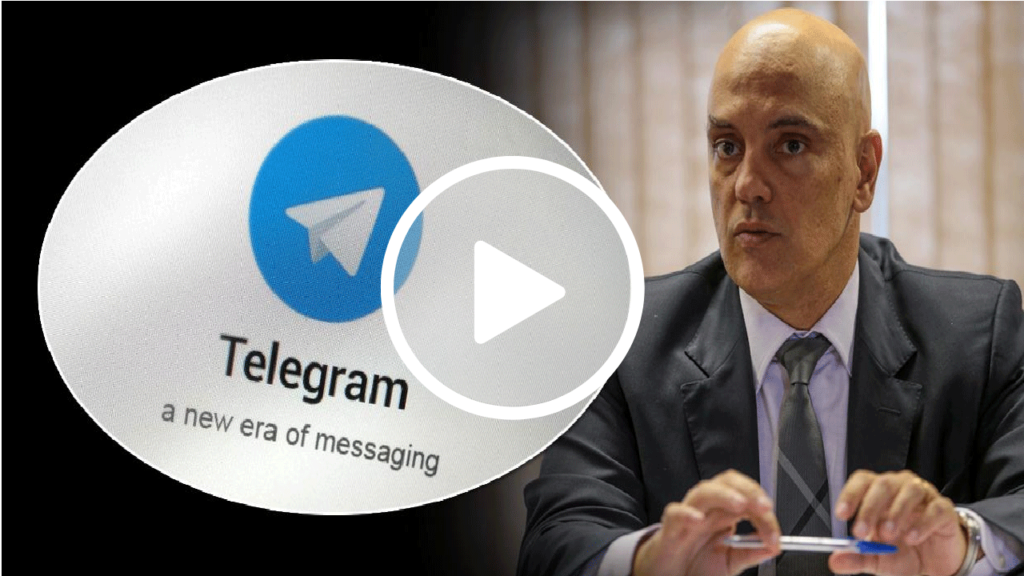 Alexandre de Moraes ameaça suspender Telegram no Brasil por 72 horas